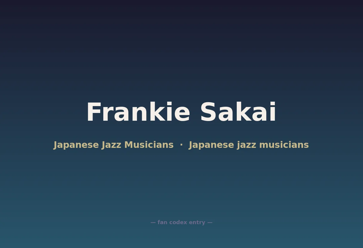 Frankie Sakai