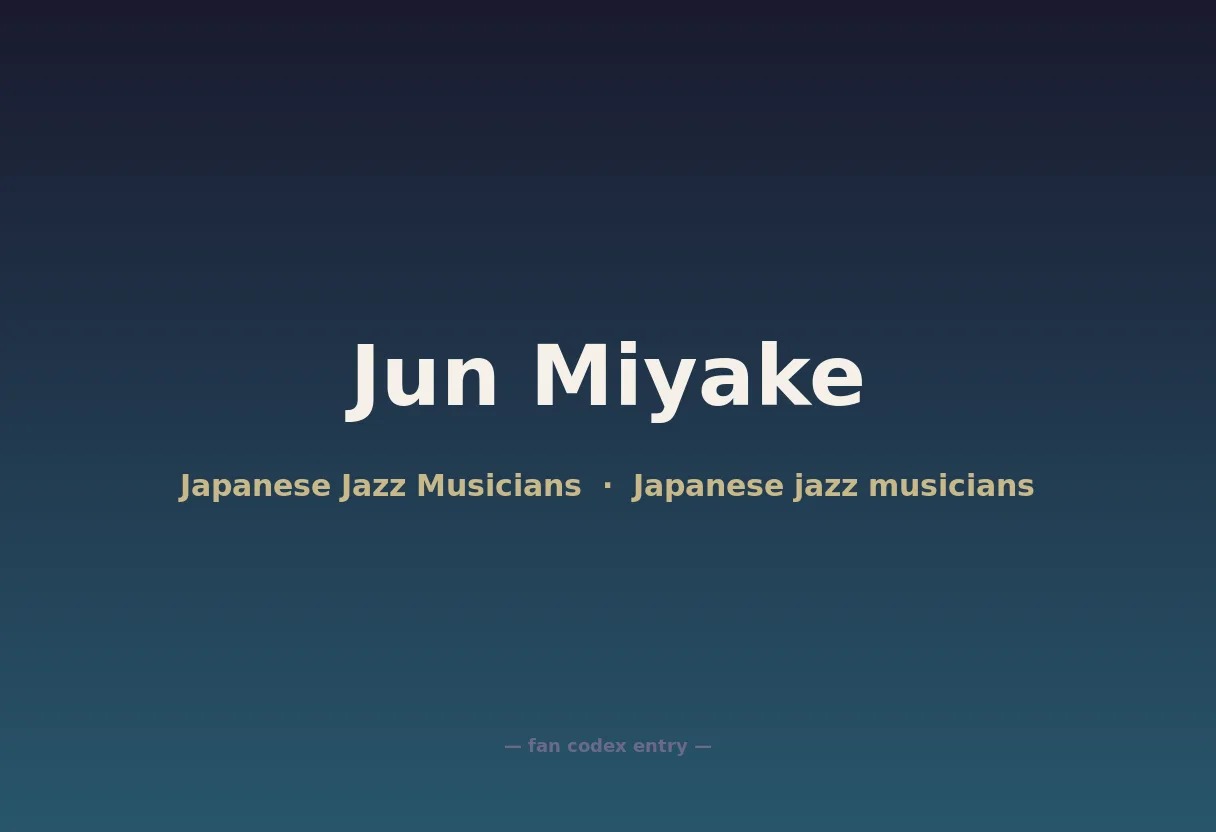 Jun Miyake