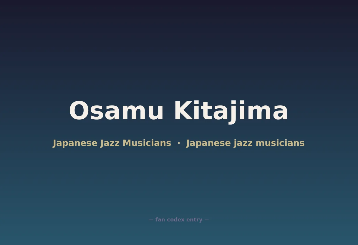 Osamu Kitajima