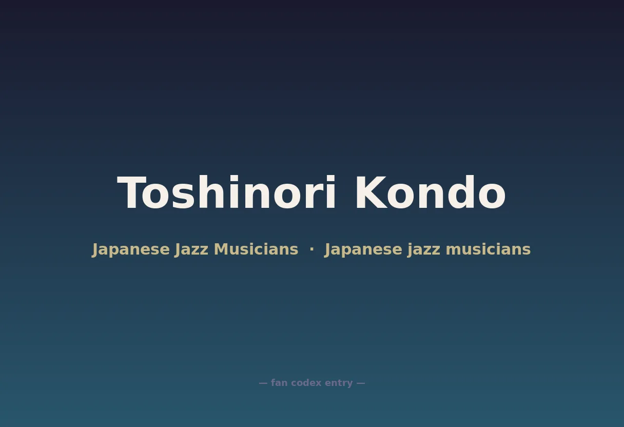 Toshinori Kondo